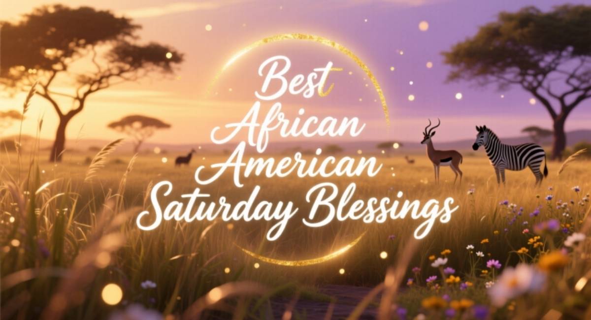 200+ Best African American Saturday Blessings, Images & Quotes