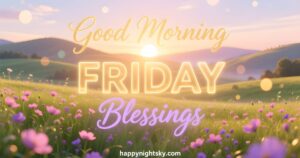 Good Morning Friday Blessings