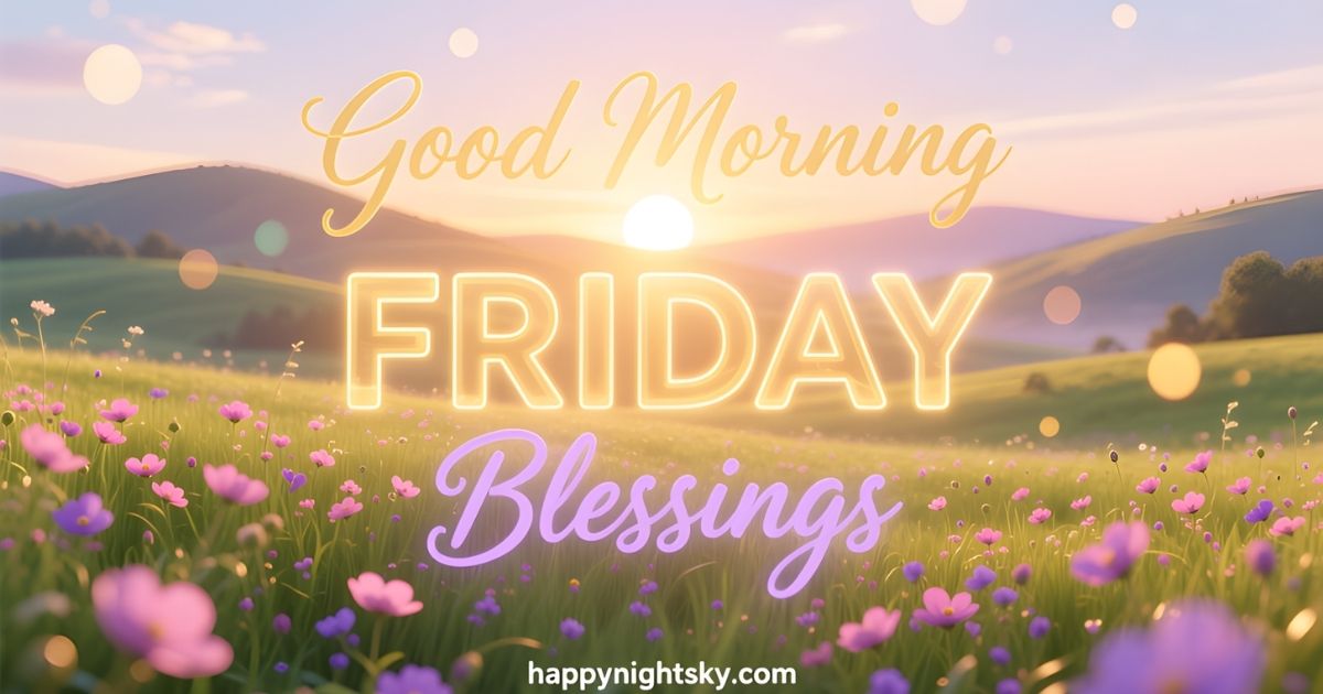 Good Morning Friday Blessings