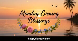Monday Evening Blessings