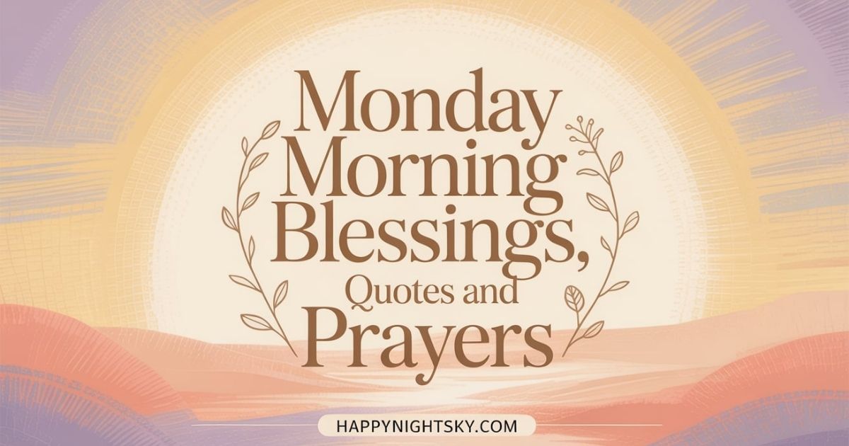 Monday Morning Blessings