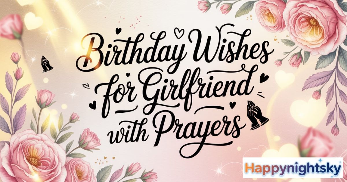 Birthday Wishes for Girlfriend with Prayers