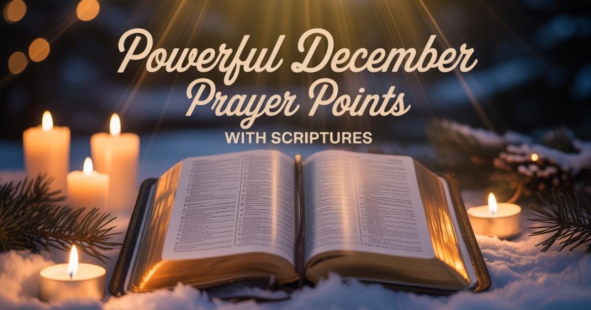 December Prayer Points