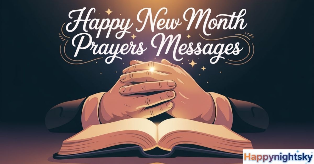 Happy New Month Prayers Messages