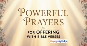 Prayers For Offering with Bible Verses