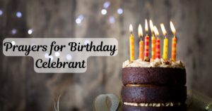 Prayers for Birthday Celebrant